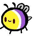 4303-nonbinary-bee.png Discord Emoji