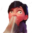 Violet from Incredibles 2 spitting water out. 