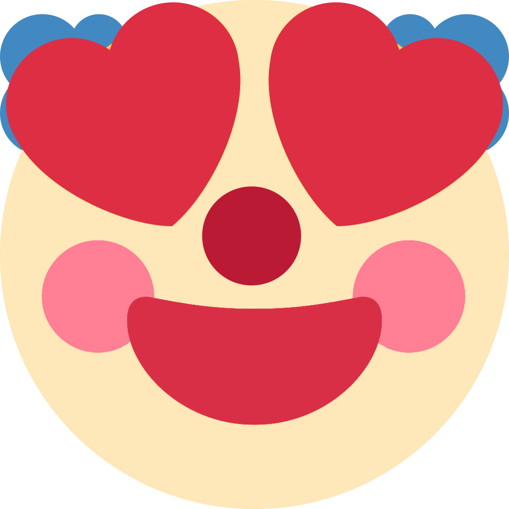 7858_heart_eyes_clown.png Discord Emoji