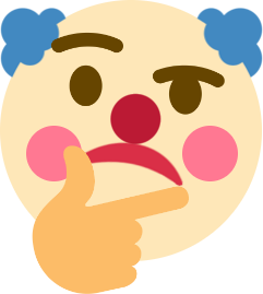 8679_thinking_clown.png Discord Emoji