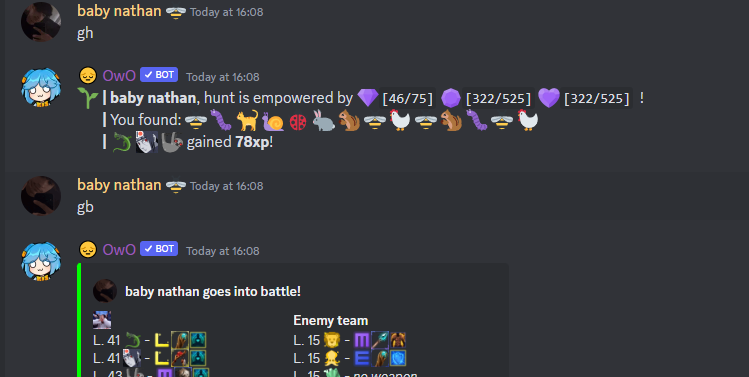 How To Use Owo Bot Commands On Discord Discord Emoji