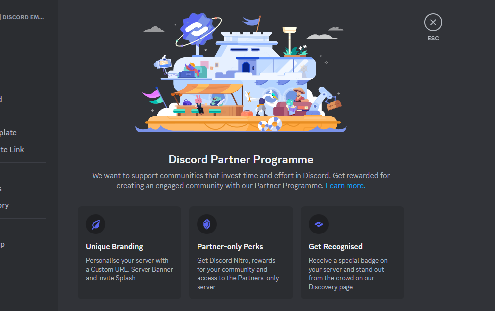 How to apply for Discord partnership