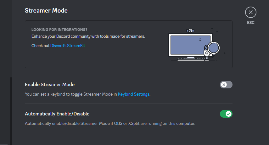 What is Discord streamer mode