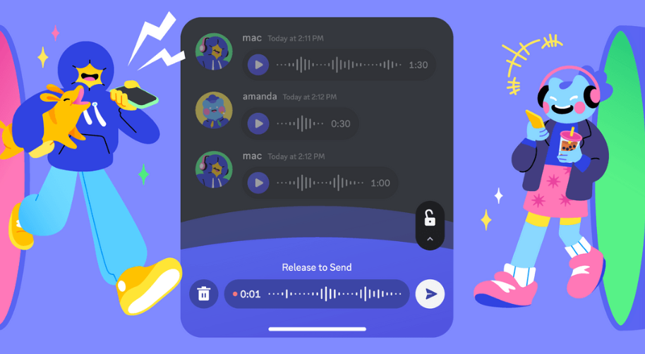 How to send voice messages on Discord
