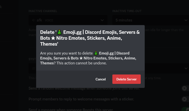 How to delete a Discord server - Discord Emoji