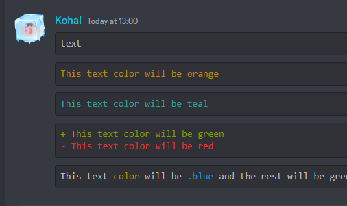 How to make colored text on Discord - Discord Emoji