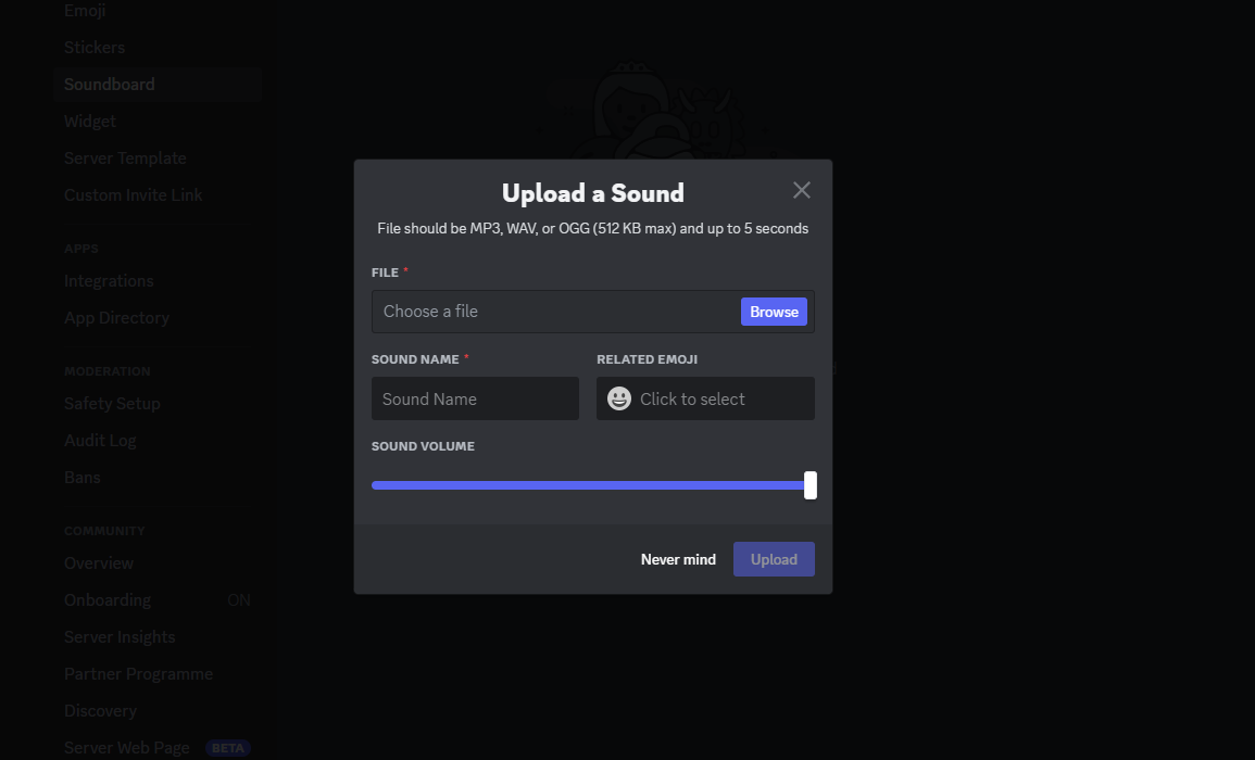 How to use the Discord soundboard